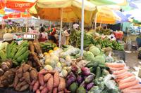 Dominica - Markt von Rosseau