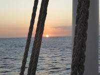 Sonnenuntergang in der Karibik