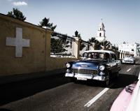 Oldtimer Stadtrundfahrt in Havanna