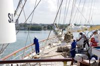 Anlegemanöver in Cienfuegos