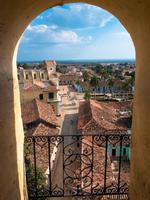 Blick auf die Dächer von Trinidad