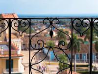 Blick auf die Dächer von Trinidad