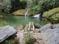 Die Lagune lädt nicht zum Bade- es ist zu kalt!