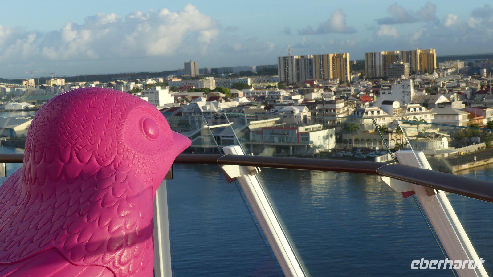 Einlaufen MS 3 Guadeloupe