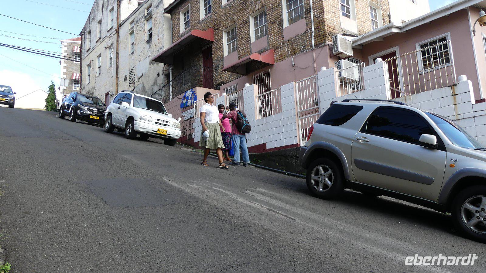 steile Straße Grenada