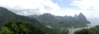 Panaorama Pitons St. Lucia