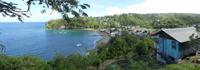 Panorama Schweinebucht St. Lucia