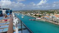 Blick vom Pooldesck der MS 3 auf Bonaire