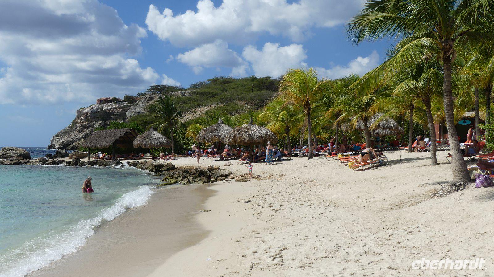 am Strand von Curacao