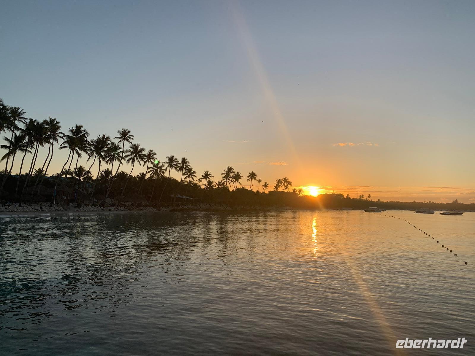 Sonnenaufgang in der Dominikanischen Republik