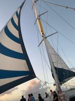 Katamaranfahrt in den Sonnenuntergang auf Barbados