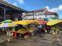 Marktbesuch in Pointe-à-Pitre auf Guadeloupe