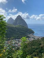 Die Pitons von St. Lucia