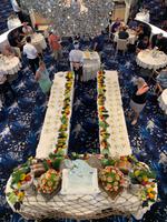 Kaviarfrühstück am Seetag - lecker!