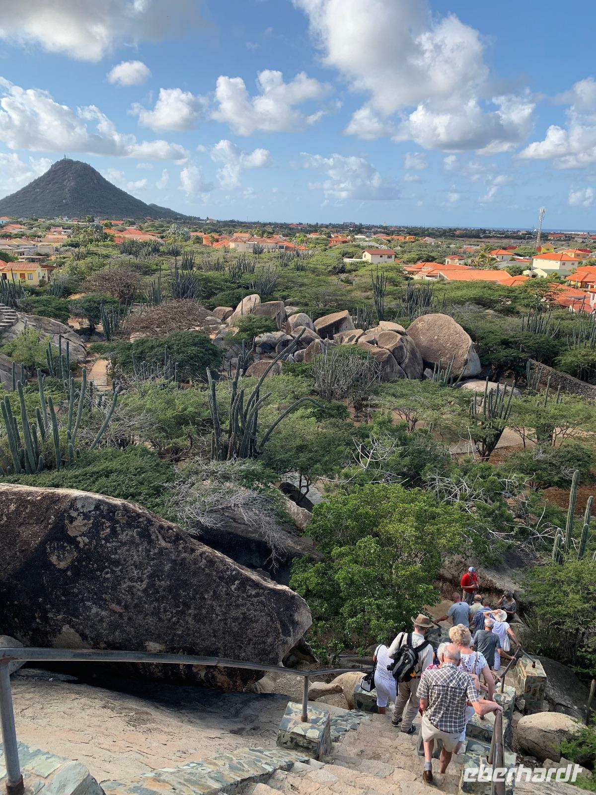Blick auf den Heuberg von den Casibari-Felsen