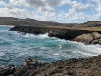 Raue Küste im Nationalpark Arubas