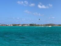 Rückfahrt mit dem Transferboot zum Palmbeach