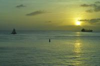 Sonnenuntergang in der Karibik