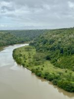 Hoch über dem Chavon-Fluss