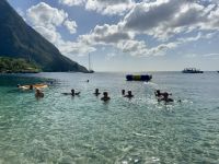 Badespaß am Sugar Beach