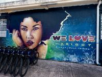 Die Mein Schiff-Radfahrer in Marigot