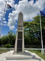Grenzdenkmal von Sint Maarten und St. Martin