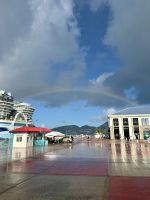 Regenbogen über St. Maarten
