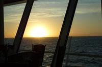 Sonnenuntergang zum Dinner