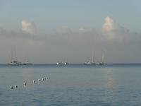 Sonnenaufgang beim Hotel 