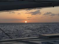 Katamaranfahrt in den Sonnenuntergang - Aruba