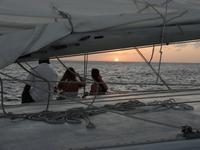 Katamaranfahrt in den Sonnenuntergang - Aruba