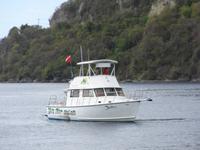 Unser Boot für die Küstenfahrt kommt!