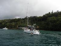 Bootsfahrt - im Hafen von Marigot