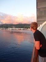 Sonnenuntergang über Dominica