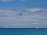 Flughafenstrand auf St. Maarten