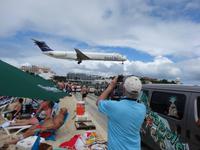 Flughafenstrand auf St. Maarten