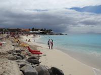 Flughafenstrand auf St. Maarten