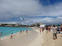 Flughafenstrand auf St. Maarten