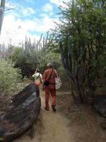 Auf dem Weg vom Strand zum Bus