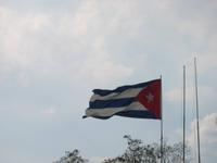die kubanische Flagge