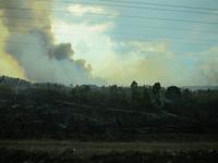 auf dem Weg nach Topes de Collantes - Waldbrand