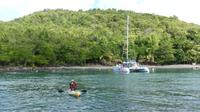Schweinebucht St. Lucia vom Wasser aus