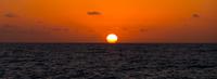Sonnenuntergang an Deck