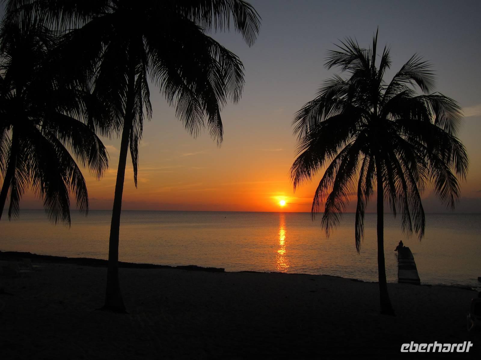 Sonnenuntergang in Maria la Gorda