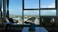 an Bord MS 3 - in der Überschaunbar mit Blick auf Bonaire