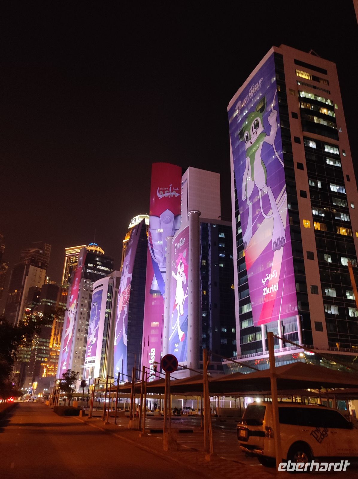 Werbung für die Asien-Spiele 2025