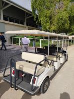 Unser Golf-Cart für die Rundfahrt im 