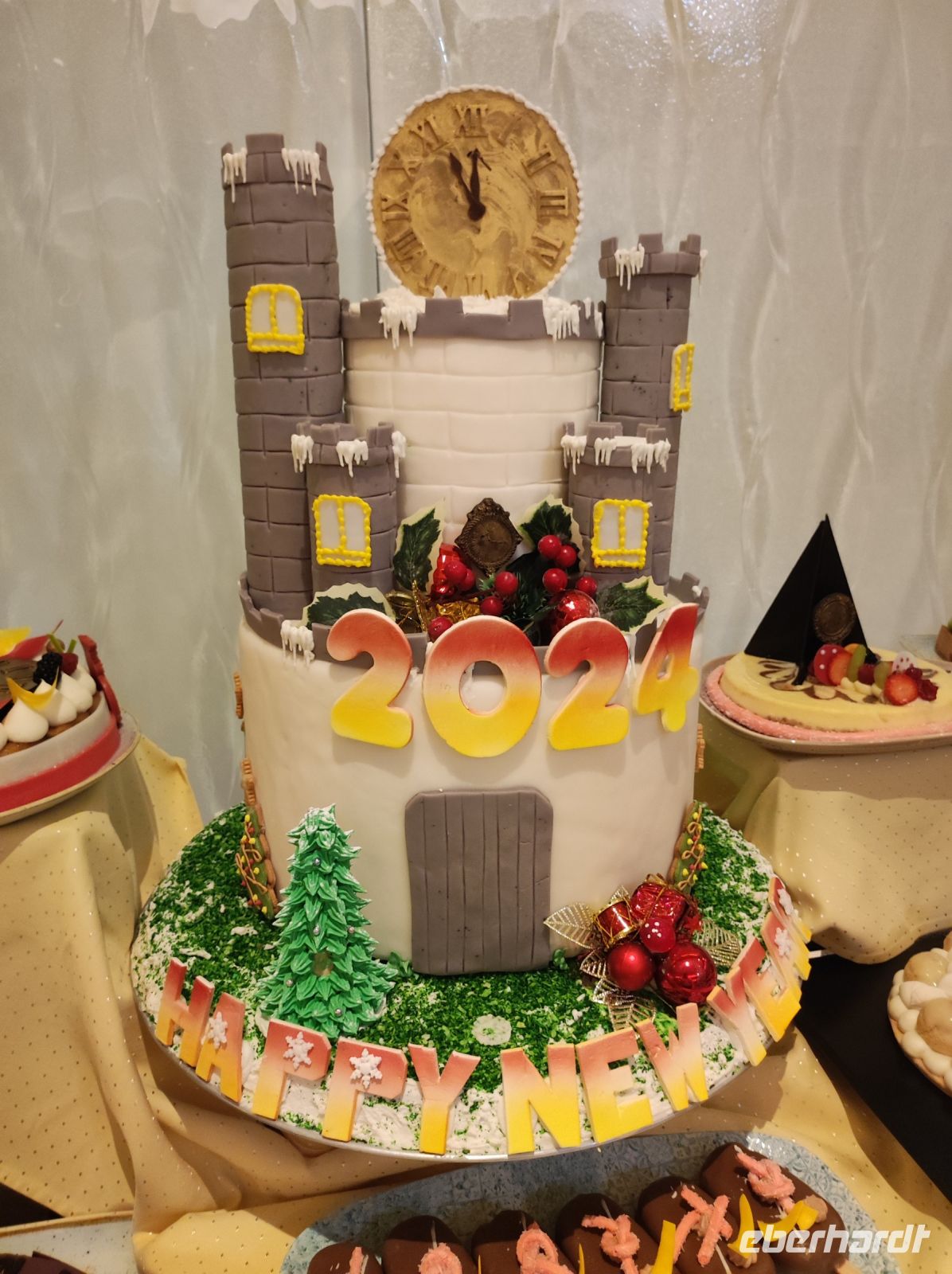 Silvester Gala-Buffet im Hilton Hotel in Doha, Katar