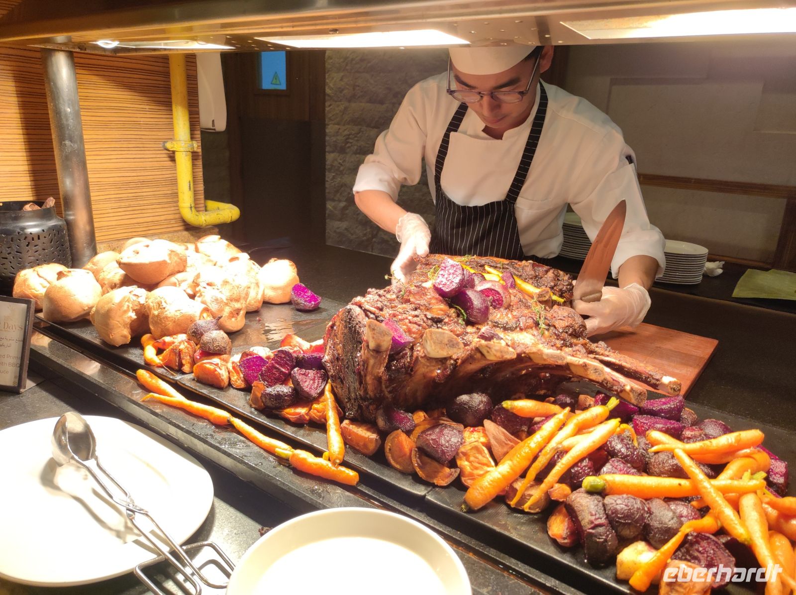 Silvester Gala-Buffet im Hilton Hotel in Doha, Katar