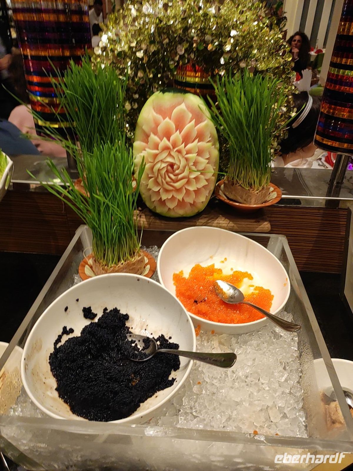 Silvester Gala-Buffet im Hilton Hotel in Doha, Katar